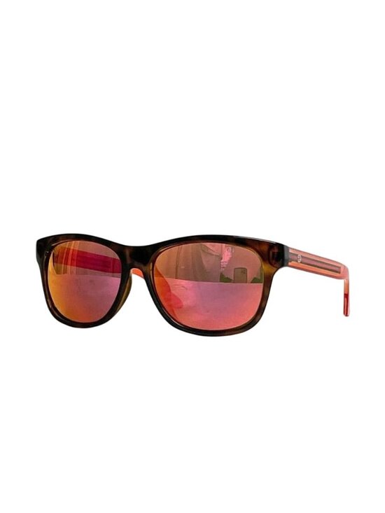 Gucci Sunglasses Mirror Orange Sherry Interlocking Lens Acetate Eyewear main image 6